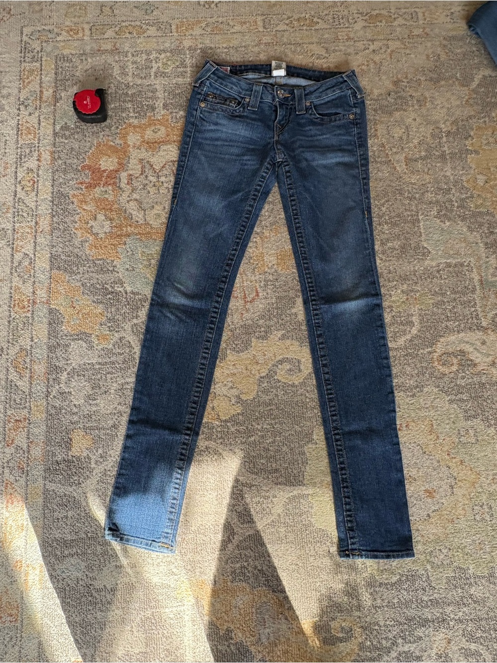True Religion Low-Rise Skinny Jeans 26x32